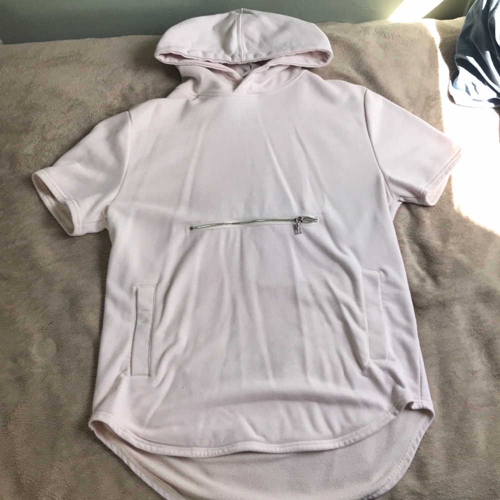 Short Sleeve Hoodie with Drop